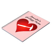 Rock Hammer Heart Notitieboek (Linkerzijde)