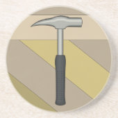 Rock Hammer Zandsteen Onderzetter (Voorkant)