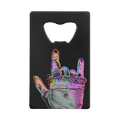 Rock Hand Bottle Opener Creditkaart Flessenopener (Achterkant)