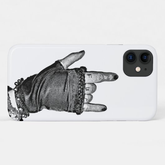 Rock Hand iPhone cases (Achterkant (horizontaal))