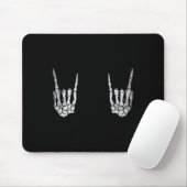 Rock Hand Lazy Halloween Kostuum Cool Botten 1 Muismat (Met muis)