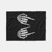 Rock Hand Lazy Halloween Kostuum Cool Botten Fleece Deken (Voorkant (Horizontaal))