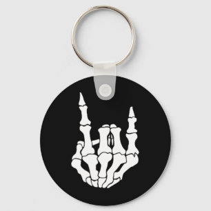 Rock Hand Skelet Rocker Teken Halloween P Sleutelhanger