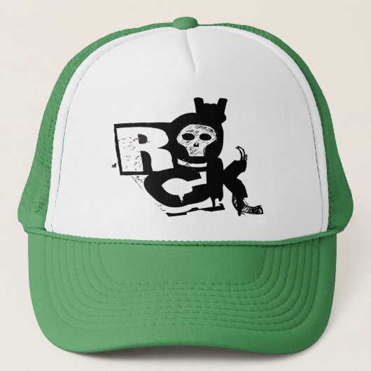 Rock Hand Skull Trucker Pet (Voorkant)