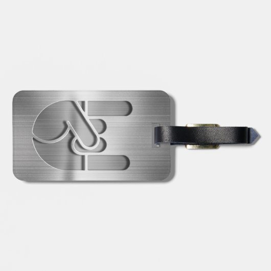 Rock Hand Steel Bagagelabel (Achterkant horizontaal)