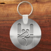 Rock Hand Steel Sleutelhanger (Voorkant)