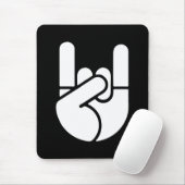 Rock Hand Stencil Muismat (Met muis)