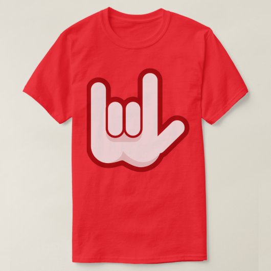 Rock Hand T-shirt (Design voorkant)