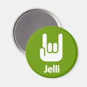 Rock Handen Magnet (Voorkant / Achterkant)