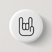 Rock Hands Button (Voorkant)