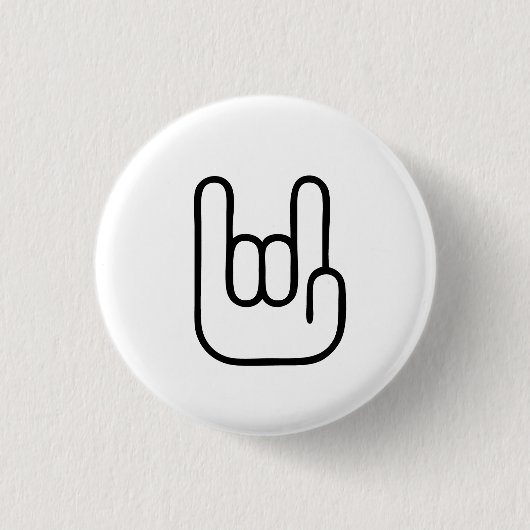 Rock Hands Button (Voorkant)