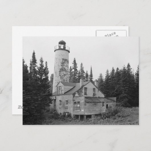 Rock Harbour Lighthouse Briefkaart (Voorkant / Achterkant)