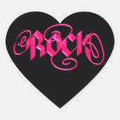 Rock Hart Sticker (Voorkant)