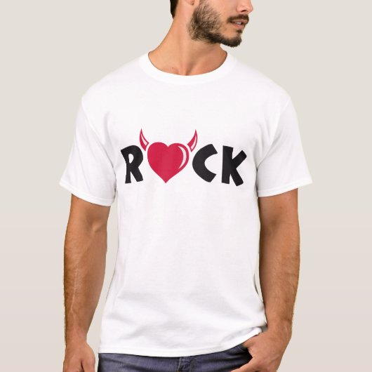 Rock Heart 3c T-shirt (Voorkant)