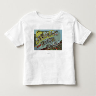 Rock-Herfsten - grote letterscènes Kinder Shirts