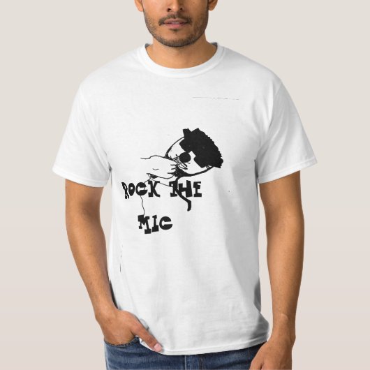 ROCK het MIC-t-shirt T-shirt (Voorkant)