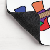 Rock het Spectrum logo Muismat (Hoek)