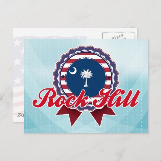 Rock Hill, SC Briefkaart (Voorkant / Achterkant)