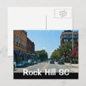 Rock Hill SC Briefkaart (Voorkant / Achterkant)