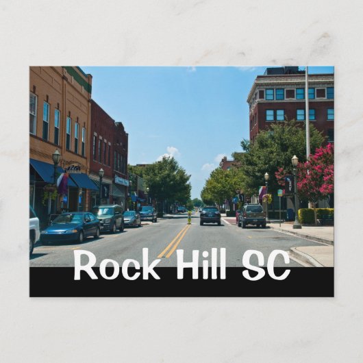 Rock Hill SC Briefkaart (Voorkant)