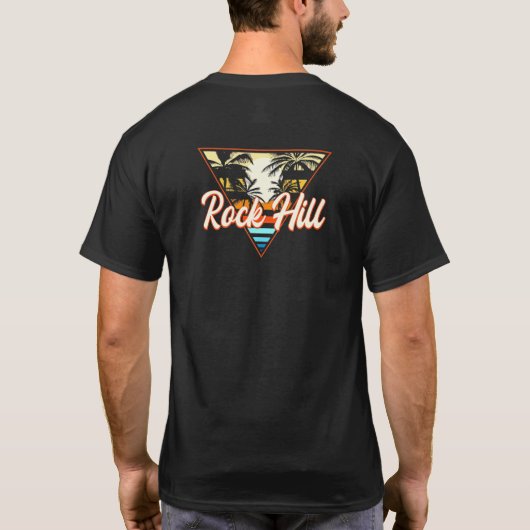 Rock Hill South Carolina Beach Sc Beach Bum T-shirt (Achterkant)