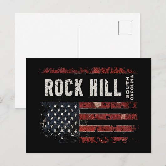 Rock Hill South Carolina Briefkaart (Voorkant / Achterkant)