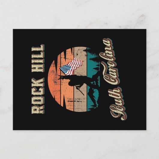 Rock Hill South Carolina Briefkaart (Voorkant)