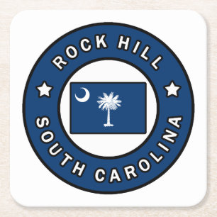 Rock Hill South Carolina Kartonnen Onderzetters