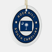 Rock Hill South Carolina Keramisch Ornament (Rechts)