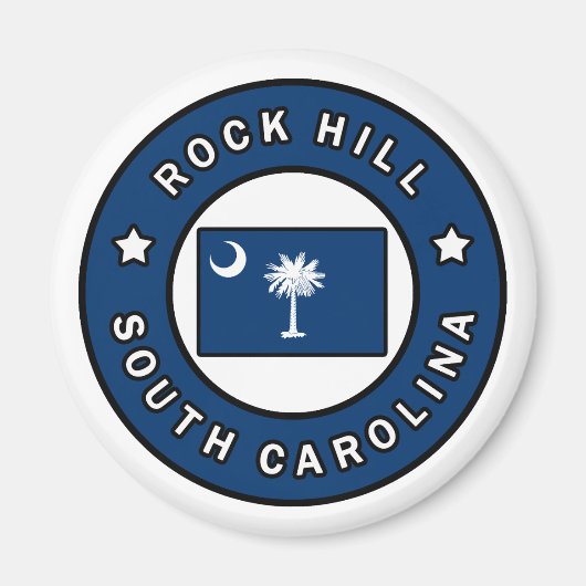Rock Hill South Carolina Magneet (Voorkant)