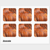 Rock Hoodos in Morning Light Vierkante Sticker (Vel)