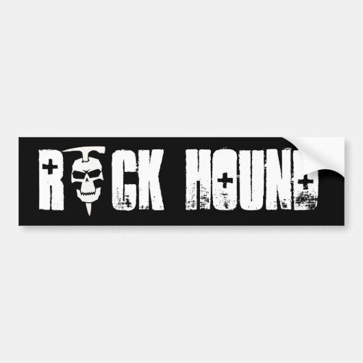 Rock Hound Bumpersticker (Voorkant)
