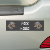 Rock Hound Collectors Grappig Bumpersticker (Op auto)