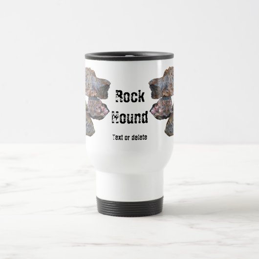 Rock Hound Minerale Collectors Grappig Reisbeker (Center)