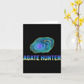 Rock Hunting Rock Collector Agate Geology Agate Hu Kaart (Gele Bloem)