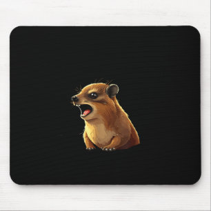 Rock Hyrax Awawa Ew Mensen Grappige Groundhog Ster Muismat