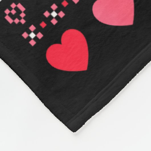 Rock Hyrax Valentine's Day Ugly Sweater Style  Fleece Deken (Hoek)