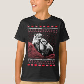 Rock Hyrax Valentine's Day Ugly Sweater Style  T-shirt (Voorkant)