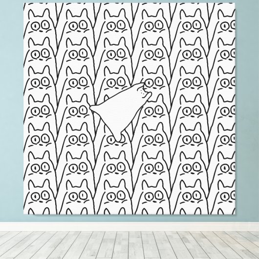 Rock I Canvas Afdruk (Insitu (Houten vloer))