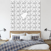 Rock I Canvas Afdruk (Insitu (Slaapkamer))
