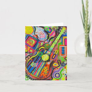 ROCK in de VS Blank Note Kaart