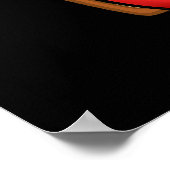 Rock in Mold Grappig Brood Pun Donker BG Poster (Hoek)