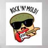Rock In Mold Grappig Broodpuntje Poster (Voorkant)