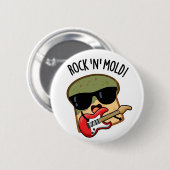 Rock In Mold Grappig Broodpuntje Ronde Button 5,7 Cm (Voorkant /achterkant)
