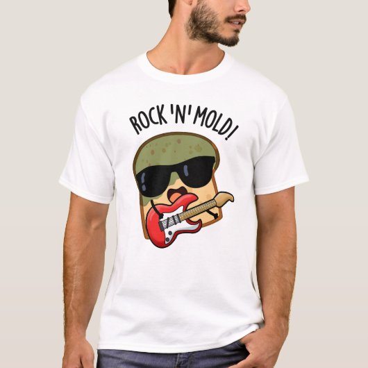 Rock In Mold Grappig Broodpuntje T-shirt (Voorkant)