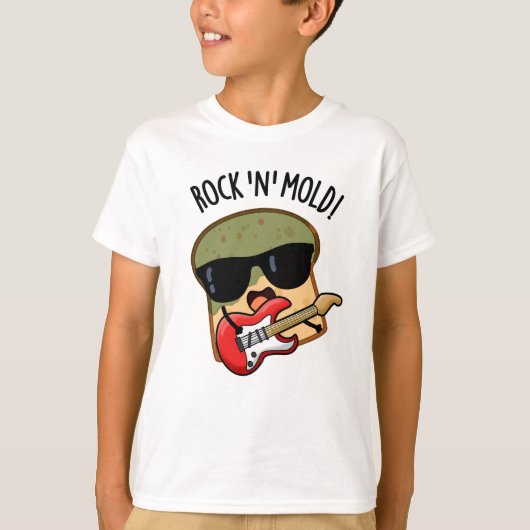 Rock In Mold Grappig Broodpuntje T-shirt (Voorkant)