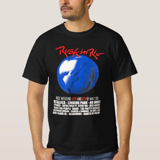 Rock in rio retro t-shirt (Voorkant)