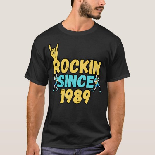 Rock in sinds 1989 t-shirt (Voorkant)