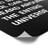 Rock Inspirerend Quote Poster (Hoek)