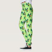 Rock Irish Vibes: Shamrock in Ierse vlag kleuren Leggings (Links)